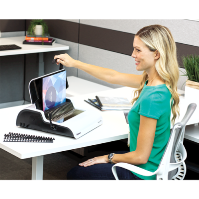 Брошурувальник ручний, А4, перфорує 15арк, зшиває 300арк, PULSAR+ A4, ТМ FELLOWES