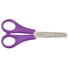 Ножиці дитячі, 132мм, з лінійкою, фіолетові, KIDS Line, TM ZiBi