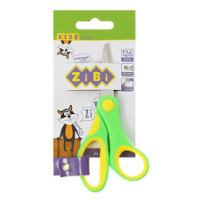 Ножиці дитячі, 126мм, з гумовими вставками, салатові, KIDS Line, TM ZiBi