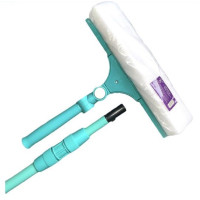 Швабра для вікон, ширина 28см, телескопічна ручка 83-120см, ТМ МійДім