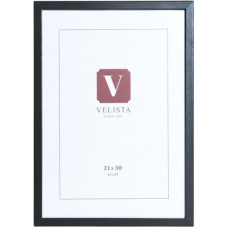 Рамка для фото, А4, 21х30см, МДФ, чорна, ТМ Velista