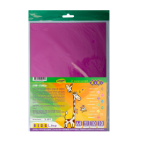 Набір паперу кольорового, А4, 10 аркушів: 10 кольорів, 80г/м2, KIDS Line, TM ZiBi