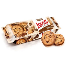 Печиво Lovita (Есмеральда), шоколадні шматочки, 150г, ТМ Roshen