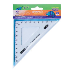 Косинець 100мм, з блакитною смужкою, блістер, KIDS Line, TM ZiBi