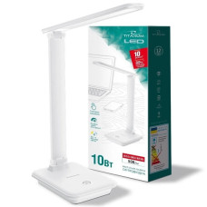 Лампа настільна на підставці, LED, 10W, 3000-6500K, 220V, біла, ТМ TITANUM