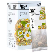 Чай трав`яний, 20пак, Альпійський луг, ТМ Hello tea