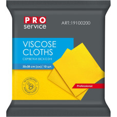 Серветка віскозна, універсальна, 30х38см, 10шт/уп, ТМ PRO Service