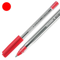 Ручка кулькова, лінія 0.7мм, червона, Tops-505-М, TM Schneider