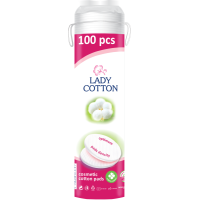 Диски ватні косметичнi, 100шт/уп, ТМ Lady Cotton