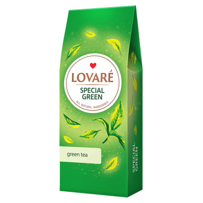 Чай зелений, 80г, розсипний, Special Green, ТМ Lovare