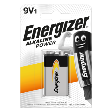 Елемент живлення батарейка, 6LR61, 9V, Alkaline Power, TM Energizer (КРОНА)