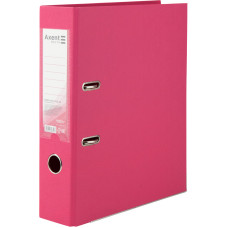 Папка-реєстратор, А4, 70мм, двостороння, рожевий, TM Delta by Axent
