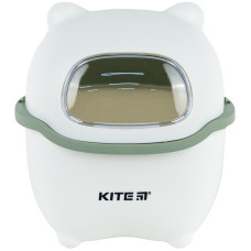 Контейнер для сміття, 16х21см, настільний, біло-зелений, TM Kite