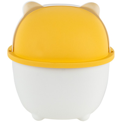 Контейнер для сміття, 16х21см, настільний, біло-помаранчевий, TM Kite