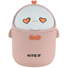 Контейнер для сміття, 16х12.5см, настільний, персиковий, TM Kite