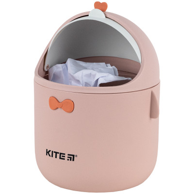 Контейнер для сміття, 16х12.5см, настільний, персиковий, TM Kite