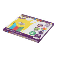 Пластилін 10 кольорів, 200 г, SMART, TM ZiBi