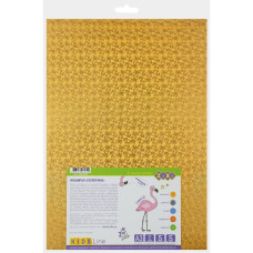 Фоаміран кольор. голограф., А3, 5арк, - 5 кольорів, 2мм, KIDS Line, TM ZiBi