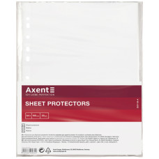 Файл для документів, А4+, 30мкм, 100шт, глянець, TM Axent