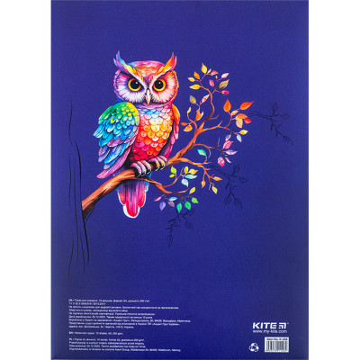 Папір для акварелі, А3, 10арк, 200г/м2, Classic, TM Kite