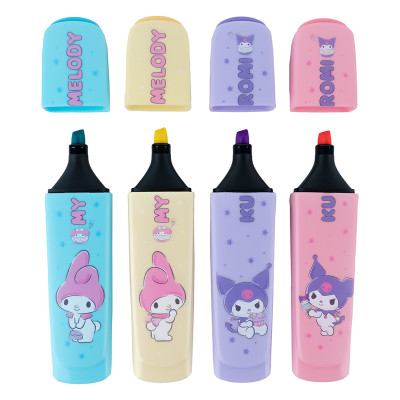 Набір маркерів текстових, 4 кольора, Kuromi, TM Kite