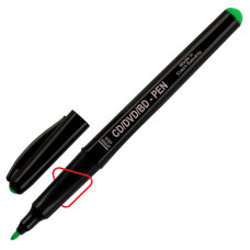 Маркер перманентний, лінія 1мм, зелений, CD/DVD, 4606, TM Centropen