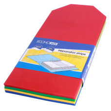 Індекс розділювач, 105х240мм, 100шт, пластик, асорті, TM Economix