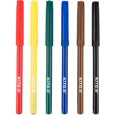 Фломастери, 6 кольорів, Classic, TM Kite