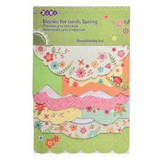 Набір заготовок для листівок SPRING, 102х153мм, 18шт, TM ZiBi