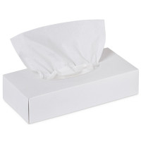 Серветки в коробці, 2х-шарові, 20х20см, 100шт, білі, Брикет, ТМ Parus