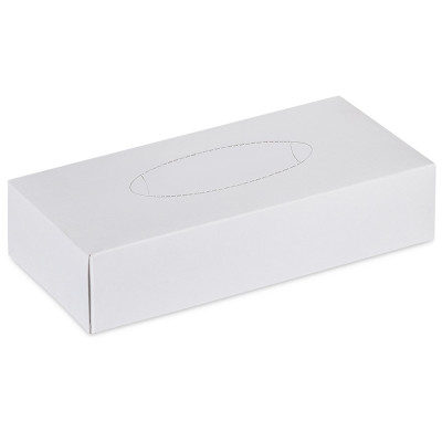 Серветки в коробці, 2х-шарові, 20х20см, 100шт, білі, Брикет, ТМ Parus