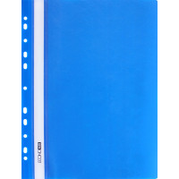 Швидкозшивач, А4, з прозорим верхом та перфорацією, PP, помаранч, синій, TM Economix