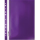 Швидкозшивач, А4, з прозорим верхом та перфорацією, PP, помаранч, фіолетовий, TM Economix