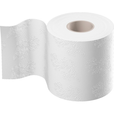Туалетний папір, 2-шаровий, целюлоза (білий), на гільзі, 4 рул/уп, Soft, ТМ Диво