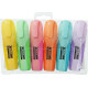 Набір маркерів текстових, лінія 2-4мм, 6 кольори, Pastel, TM Buromax