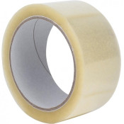 Стрічка клейка пакувальна (скотч), 45мм, 100м, 45мкм, прозора