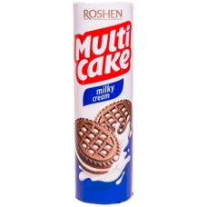Печиво Мульти-кейк, молоко, 180г, ТМ Roshen