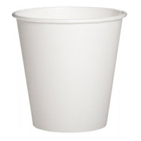 Стакани одноразові, паперові, 110мл, 50шт, білі