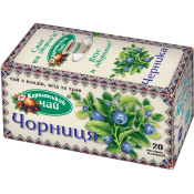 Чай плодово-ягідний, 20пак, Чорниця, ТМ Карпатський Чай