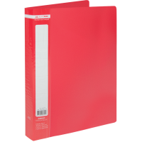 Папка з 40 файлами, А4, червона, TM Buromax