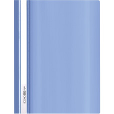 Швидкозшивач, А4, з прозорим верхом, PP, синій, TM Economix Light