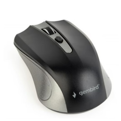 Мишка безпровідна, Bluetooth, black+ grey, MUSW-4B-04-GB, TM Gembird
