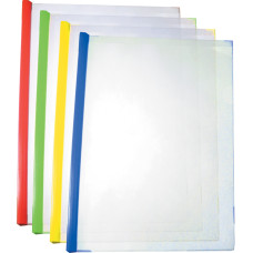 Папка-швидкозшивач, А4, з планкою-затиском, 15мм/95арк, асорті, TM Economix