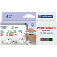 Набір маркерів для дошок, лінія 2.5мм, 4шт/уп, TM Centropen