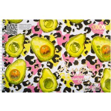 Альбом для малювання AVOCADO, А4, 30арк, 120г/м2, на пружині, салатовий, KIDS Line, TM ZiBi
