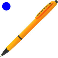 Ручка кулькова, лінія 0.5мм, синя, автоматична, корпус асорті, Bolide, TM Economix