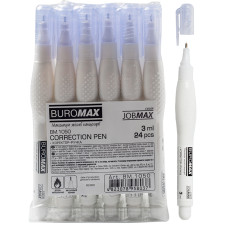 Коректор ручка, 3мл, спиртова основа, TM Buromax