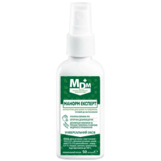 Дезінфекційний засіб для рук (антисептик), 50мл, з розпилювачем, Манорм Експерт, ТМ MDM