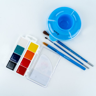 Фарби акварельні, 8 кольорів, Classic, TM Kite