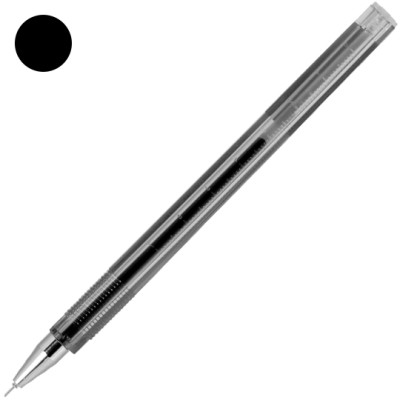 Ручка гелева, лінія 0.5мм, чорна, Piramid, TM Economix